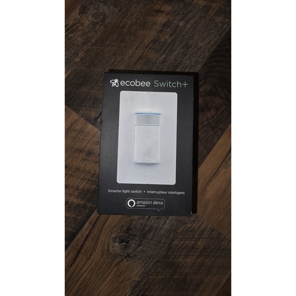 Ecobee Smart Light SWITCH + EB-SMSWVC-01 WHITE Built-In Alexa + Apple Homekit